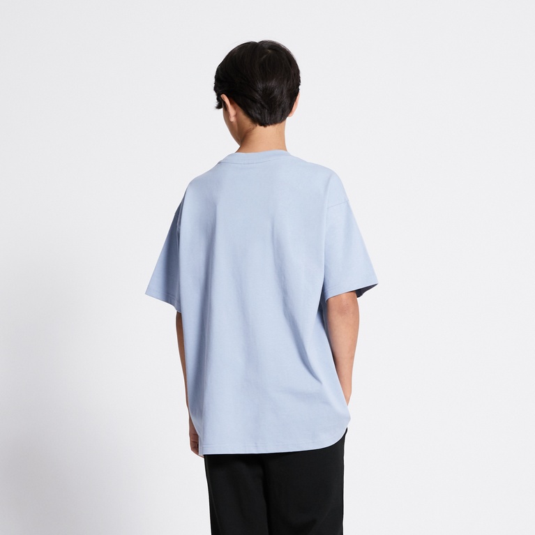 Oversized tee "Venice star" Blue